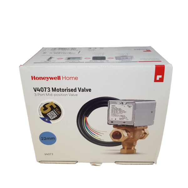 HONEYWELL HOME V4073A1039/U PORT MOTORISED VALVE 22MM 22MM COMPRESSI