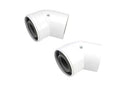 Worcester Bosch 45 Degree Boiler Flue Bend 60Mm/100Mm 2 Pack 7716191085