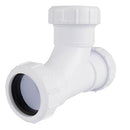 PLASTIC COMPRESSION 32mm TEE WHITE