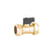 15MM BRASS ISOLATING VALVE & BLACK LEVER bfivbl-15