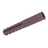 Plastic Wall Plug Brown Takes 7-8mm drill bits