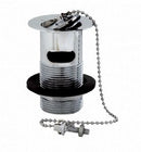 Pro 1.25 inch Slotted Basin Waste Chrome Plug Chain &Stay 298383CP