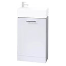 Fresssh NEW Helena 480mm Compact FS 1 Door Vanity Unit(Requires Basin) 352379WH