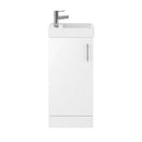Fresssh NEW Helena 400mm Compact F/S 1 Door Cabinet & Basin (Stock Code: 352382WH)