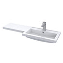 Fresssh Alba L Shaped 1100mm 1th Basin RH (Polymarble) 352391WH