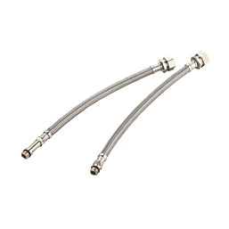 VIVA FLEXIBLE TAP TAILS 12MM X 15MM X 300MM 2 PACK - Brand new   M12X15MM-300MM LONG