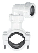 McAlpine pipe clamp 19/23mm white CLAMP1WH