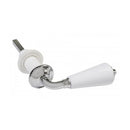PrimaPack WC Cistern Handle - chrome/white ceramic