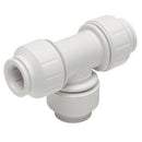 JG Speedfit white equal tee 15mm