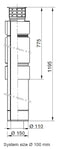 VIESSMANN VERTICAL FLUE TERMINAL 7373249