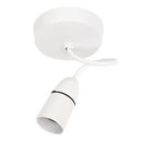 Essentials 6" Pendant Set Light Fitting B22 White