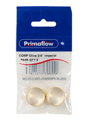 PrimaPack COMP Brass Olive 3/4" Imperial - PK 2