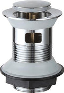 1 1/4" SLOTTED BASIN FLAT TOP PUSH BUTTON CLICKER WASTE