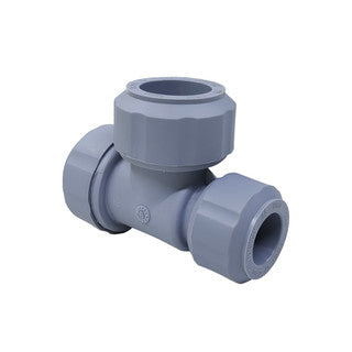 ALTOPOLY 22mm x 22mm x 15mm Grey Reducer Tee Item No. APFRTG-222215