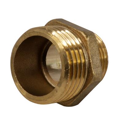 THREAD 1" x 3/4" Reducing Hex Nipple Item No. BRHNR-FE