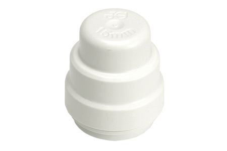 JG Speedfit Stop End Push-Fit White 22mm Pse4622W-L