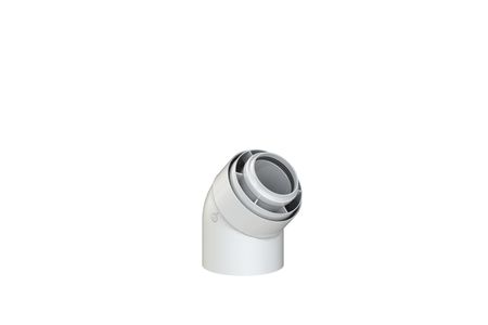 Viessmann Sc 45 Degree Boiler Flue Elbow 60/100mm 2 Pack 7373227