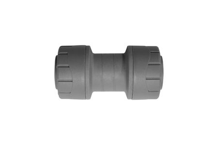 Polyplumb straight coupler grey 15mm PB015