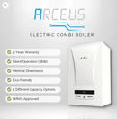 ECA Arceus 12kW Electric Combi Boiler WITHOUT FLUE