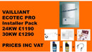 Vaillant ecoTEC Pro 24kW+Flue+Installer PACK