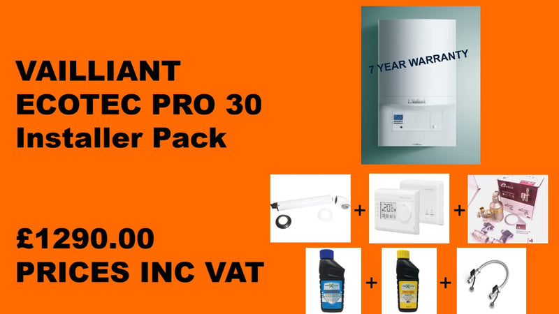 Vaillant ecoTEC Pro 30 30kW+Flue+Installer PACK