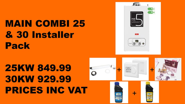 Main Eco Compact 30kW Boiler+Flue+Installer PACK