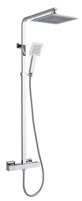 SHOWER Square Thermostatic Complete Mixer Kit Item No. TASHKIT7