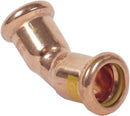 PRESSFIT GAS 45 Elbow 22mm
