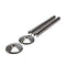 Snappit Tail Kit 15mm -Chrome(Pack of 2) 2 X 200mm lengths & 2 x 18mm pipe collars