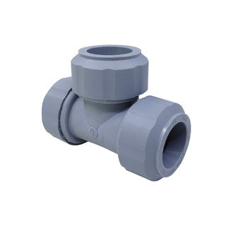 ALTOPOLY 22mm Grey Equal Tee Item No. APFETG-22
