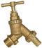 1/2" HOSE UNION BIBCOCK & DOUBLE CHECK VALVE Item No. BFHUBDC-D