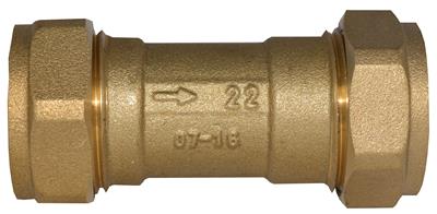 22MM SINGLE CHECK VALVE  BFSCV-22