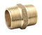 1/4" BRASS HEX NIPPLE