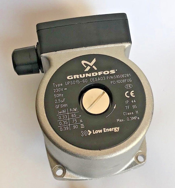 GRUNDFOS GLOWWORM 24 30 38 CXI & 18 30 SXI PUMP MOTOR ( HEAD ONLY ) 801830 2000801830