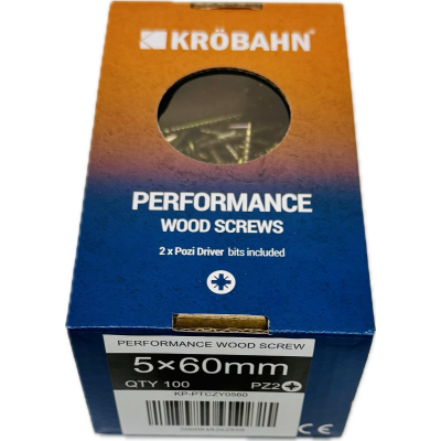 KB-PTCZY0560 Performance Wood Screws - 5 X 60Mm