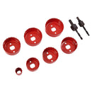 M1625- Amtech - Bi-Metal Holesaw Kit - 9 Piece Set