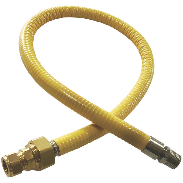 TESLA HOBFLEX SEMI-RIGID STAINLESS STEEL GAS HOB CONNECTOR 16MM X 1000MM DN15