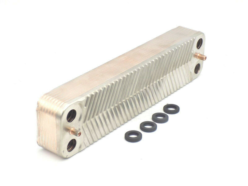 WORCESTER GREENSTAR JUNIOR 28i HOT WATER (14 PLATE) HEAT EXCHANGER 87161066850 (REFURBISHED)