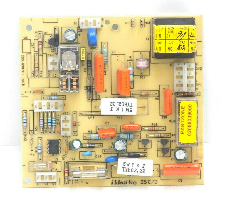 170665 IDEAL BOILER & MEXICO SUPER 40 50 60 70 80 100 125 FF PCB 25C