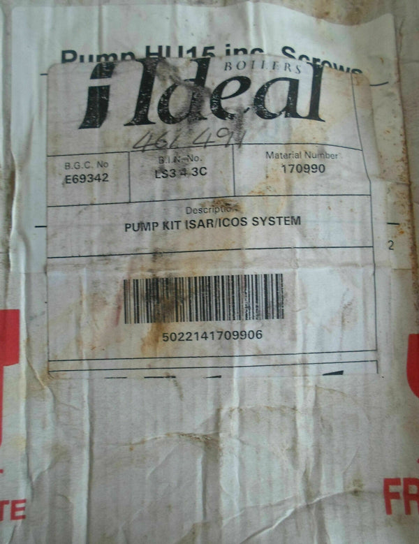 IDEAL PUMP KIT ISAR/ICOS SYSTEM 170990