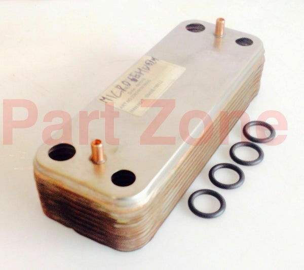 HEATLINE COMPACT S30 & C28  HOT WATER HEAT EXCHANGER 3001060233