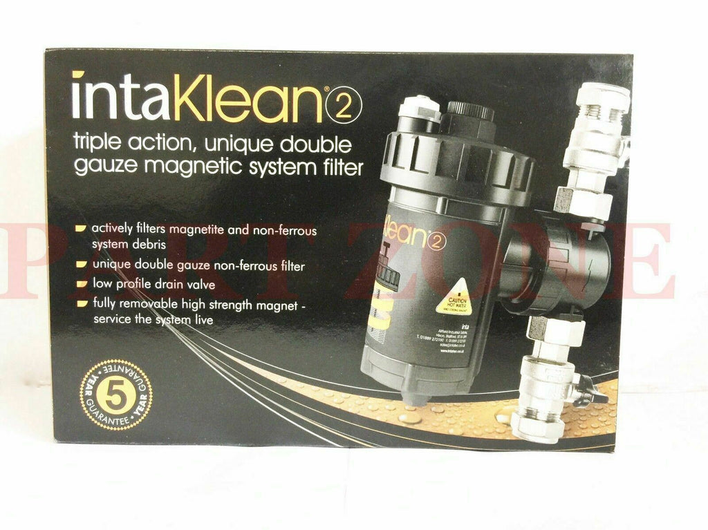 INTAKLEAN IK2MF22 CENTRAL HEATING MAGNETIC SYSTEM FILTER 22MM - INTA K