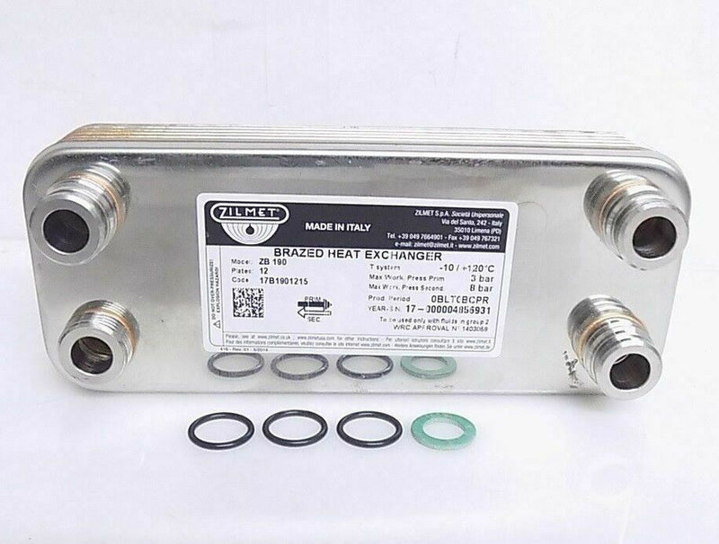 VAILLANT TURBOMAX PLUS VUW 824 828 E DHW HEAT EXCHANGER 065131