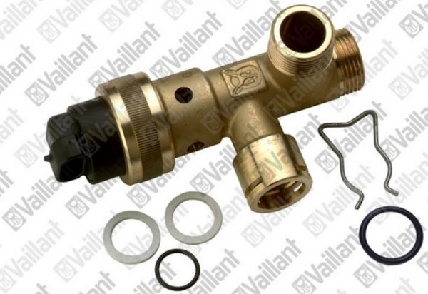 GENUINE VAILLANT TURBOMAX PLUS 824E 828E 837E PRO 24E 28E DIVERTER VALVE 252457 (BRAND NEW)