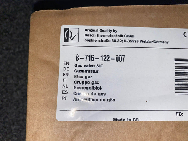 worcester 8716122007 Gas valve