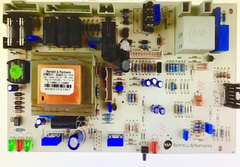 174469 IDEAL MINI C24 C28 C32 & C24 C28 C32 HE PCB (white pcb)