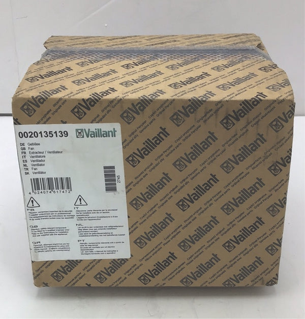 VAILLANT ECOTEC PLUS 837 937 637 FAN KIT  0020135139 (BRAND NEW WITH BOX)